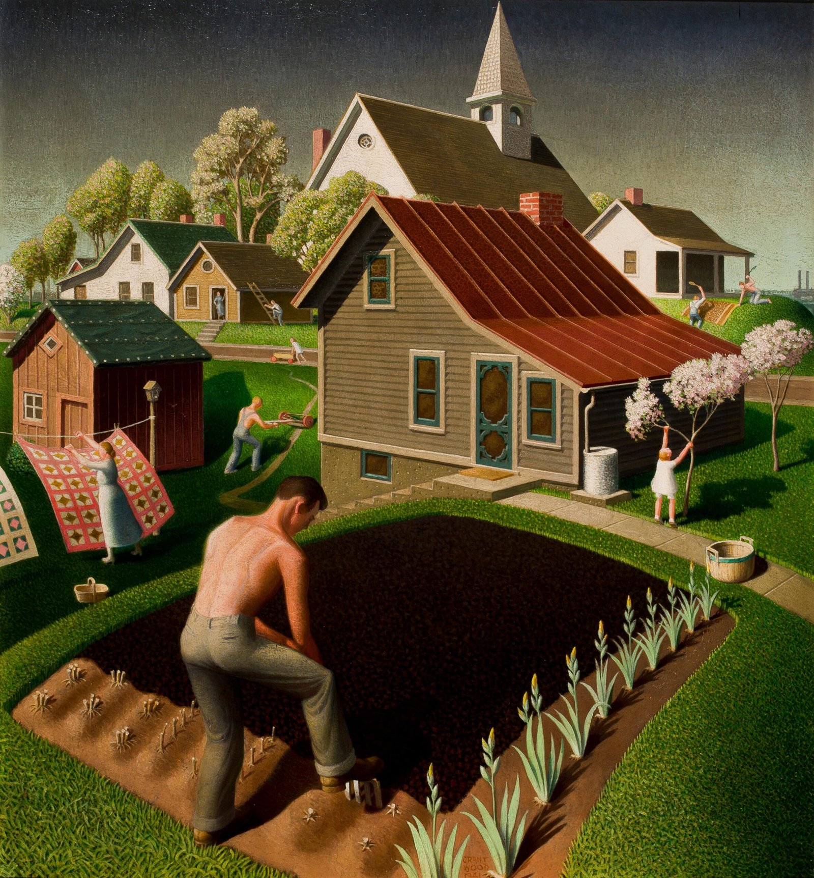 Grant Wood: Artist, Regionalist, and a Queer Midwestern Figure